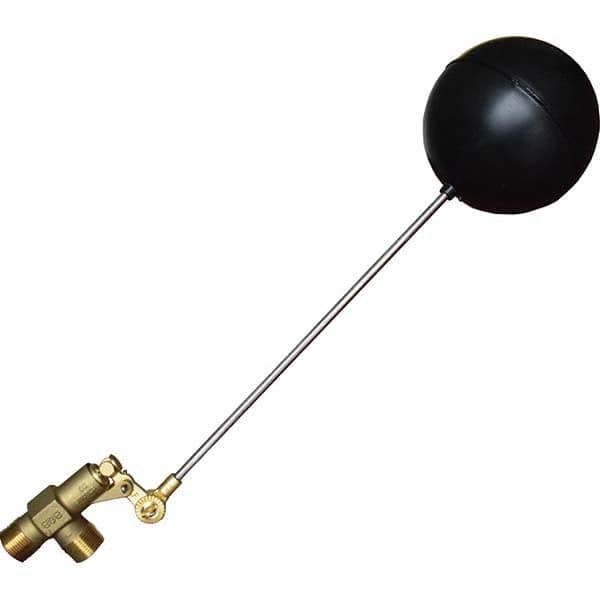 Control Devices - Float Valves Type: Mechanical Style: Angle Pattern-Single Seat - Exact Tool & Supply