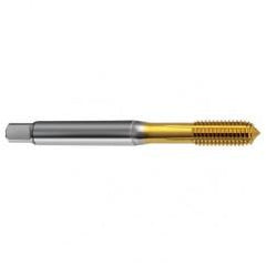 1/4-20 Dia. - 2B - 4 FLX -  Cobalt Semi-Bott Tap - TiN FORM-C DIN 371 - Exact Tool & Supply