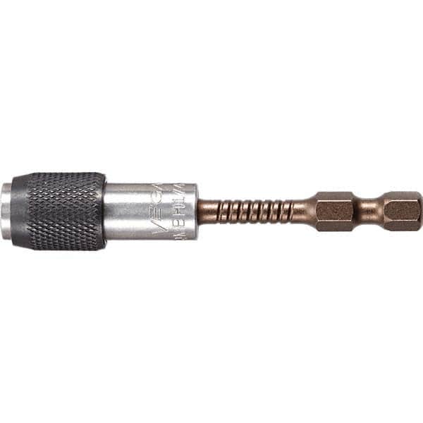 VEGA Industries - Power & Impact Screwdriver Bits & Holders Bit Type: Impact Rated Quick Change Magnetic Bit Holder Hex Size (Inch): 1/4 - Exact Tool & Supply