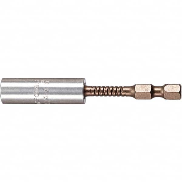 VEGA Industries - Power & Impact Screwdriver Bits & Holders Bit Type: Impact Rated Magnetic Bit Holder Hex Size (Inch): 1/4 - Exact Tool & Supply