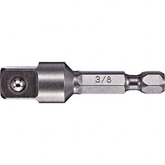 VEGA Industries - Hex Drive Handles, Holders & Extensions Type: Hex Adapter Style: Pin Lock - Exact Tool & Supply