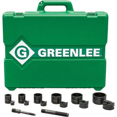 Greenlee - Punch & Driver Kits Tool Type: Knockout Set Punch Shape: Round - Exact Tool & Supply