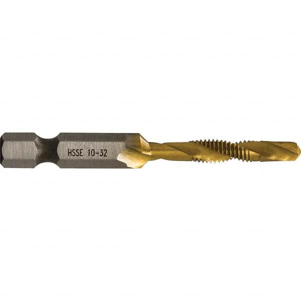 Greenlee - Combination Drill & Tap Sets Minimum Thread Size (Inch): #10-32 Maximum Thread Size (mm): M5x0.80 - Exact Tool & Supply