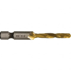 Greenlee - Combination Drill & Tap Sets Minimum Thread Size (Inch): #10-32 Maximum Thread Size (mm): M5x0.80 - Exact Tool & Supply