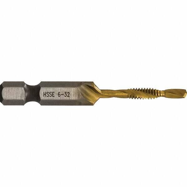 Greenlee - Combination Drill & Tap Sets Minimum Thread Size (Inch): #6-32 Maximum Thread Size (mm): M3.5x0.60 - Exact Tool & Supply
