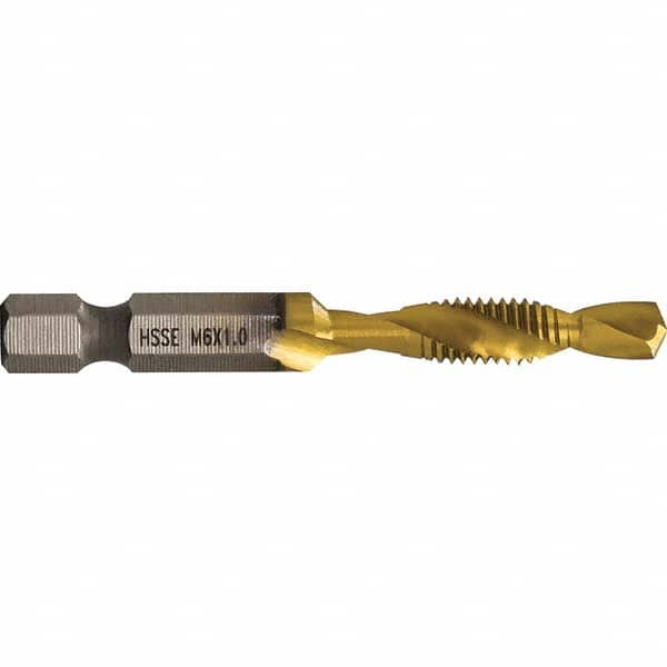 Greenlee - Combination Drill & Tap Sets Minimum Thread Size (mm): M6x1.00 Maximum Thread Size (mm): M6x1.00 - Exact Tool & Supply