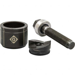 Greenlee - Complete Punch Units Punch Shape: Round Punch Type: Knockout - Exact Tool & Supply