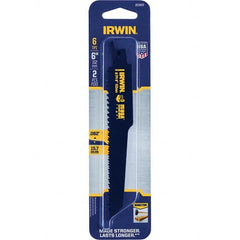 Irwin - Reciprocating Saw Blades Blade Material: Bi-Metal Blade Length (Inch): 6 - Exact Tool & Supply