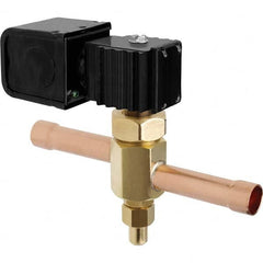 Parker - 1/2" Port Brass Solenoid Solenoid Valve - Exact Tool & Supply