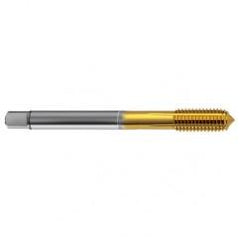 9/16 - 18 Dia. - 2BX - 5 FL - Cobalt Semi-Bott Tap-TiN FORM-C DIN 376 - Exact Tool & Supply