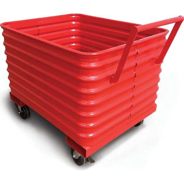 Steel King - Hoppers & Basket Trucks Type: Waste Truck Load Capacity (Lb.): 4,000 - Exact Tool & Supply