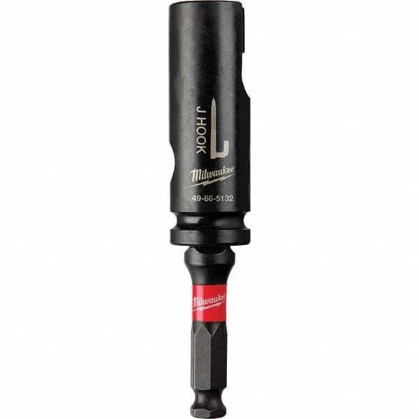 Milwaukee Tool - 7/16" Hex Lineman's Utility Socket for Standard Hex/Socket Screws - Exact Tool & Supply