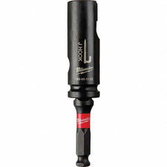 Milwaukee Tool - 7/16" Hex Lineman's Utility Socket for Standard Hex/Socket Screws - Exact Tool & Supply
