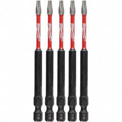 Milwaukee Tool - Power & Impact Screwdriver Bits & Holders Bit Type: Torx Torx Size: T15 - Exact Tool & Supply