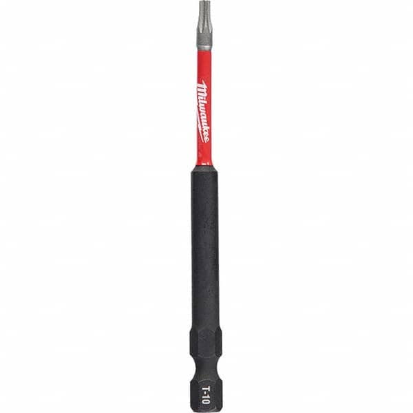 Milwaukee Tool - 1/4" Hex T10 Torx Impact Ready Bit - Exact Tool & Supply