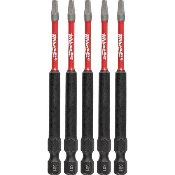 Milwaukee Tool - 1/4" Hex #1 Square Impact Ready Bit - Exact Tool & Supply
