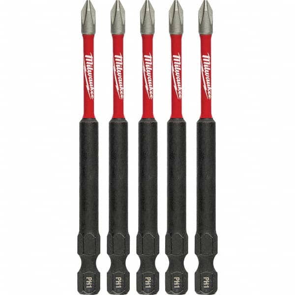 Milwaukee Tool - 1/4" Hex #1 Phillips Impact Ready Bit - Exact Tool & Supply