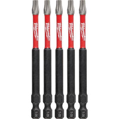 Milwaukee Tool - 1/4" Hex T25 Torx Impact Ready Bit - Exact Tool & Supply