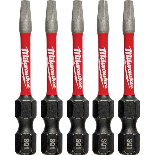Milwaukee Tool - 1/4" Hex #1 Square Impact Ready Bit - Exact Tool & Supply