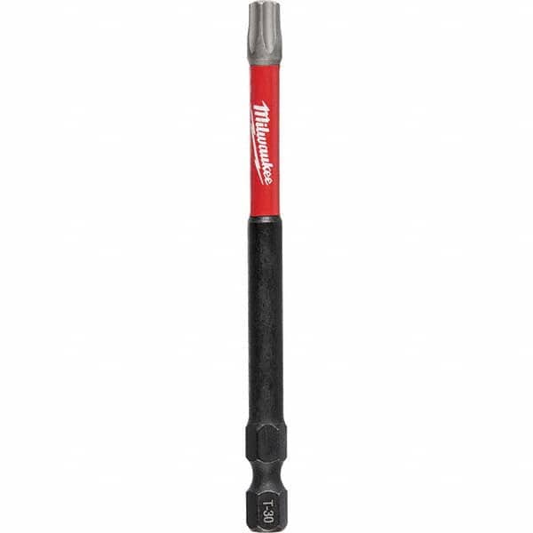 Milwaukee Tool - 1/4" Hex T30 Torx Impact Ready Bit - Exact Tool & Supply