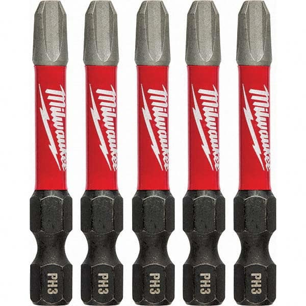 Milwaukee Tool - 1/4" Hex #3 Phillips Impact Ready Bit - Exact Tool & Supply