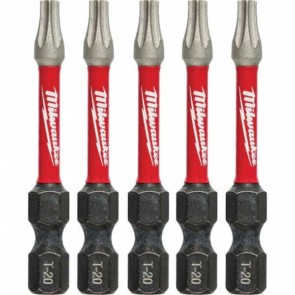 Milwaukee Tool - 1/4" Hex T20 Torx Impact Ready Bit - Exact Tool & Supply