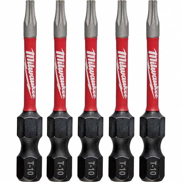 Milwaukee Tool - 1/4" Hex T10 Torx Impact Ready Bit - Exact Tool & Supply