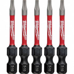 Milwaukee Tool - 1/4" Hex T10 Torx Impact Ready Bit - Exact Tool & Supply