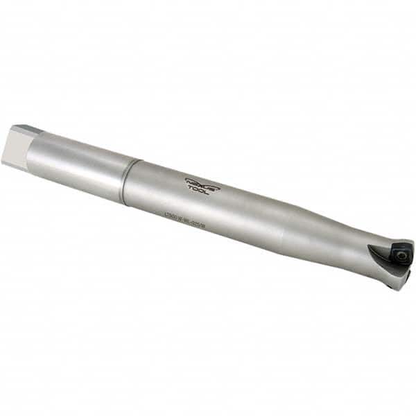 Techniks - Indexable High-Feed End Mills Cutting Diameter (Decimal Inch): 1.25 Maximum Depth of Cut (Decimal Inch): 5.0000 - Exact Tool & Supply