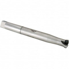 Techniks - Indexable High-Feed End Mills Cutting Diameter (Decimal Inch): 1.25 Maximum Depth of Cut (Decimal Inch): 5.0000 - Exact Tool & Supply