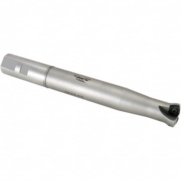 Techniks - Indexable High-Feed End Mills Cutting Diameter (Decimal Inch): 1.25 Maximum Depth of Cut (Decimal Inch): 5.0000 - Exact Tool & Supply