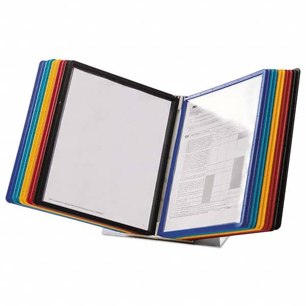 DURABLE - Desktop File Organizers Type: 20-Panel Desk Top Organizer Color: Gray - Exact Tool & Supply
