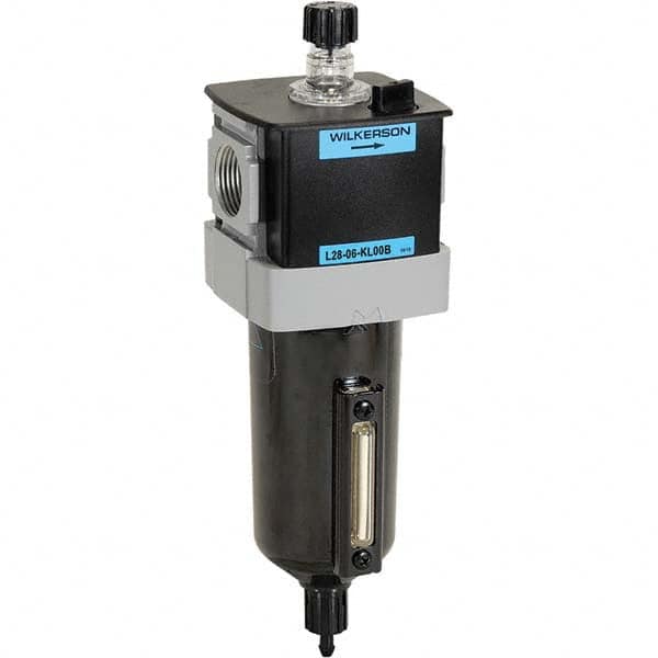 Wilkerson - Lubricators Type: Standard - Modular Port Size NPT: 1/2 - Exact Tool & Supply