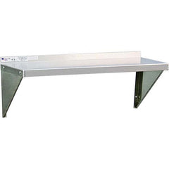 New Age Industrial - Coat Racks, Hooks & Shelving Type: Wall Shelf Number of Hooks: 0 - Exact Tool & Supply