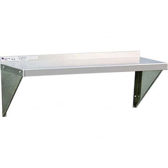 New Age Industrial - Coat Racks, Hooks & Shelving Type: Wall Shelf Number of Hooks: 0 - Exact Tool & Supply