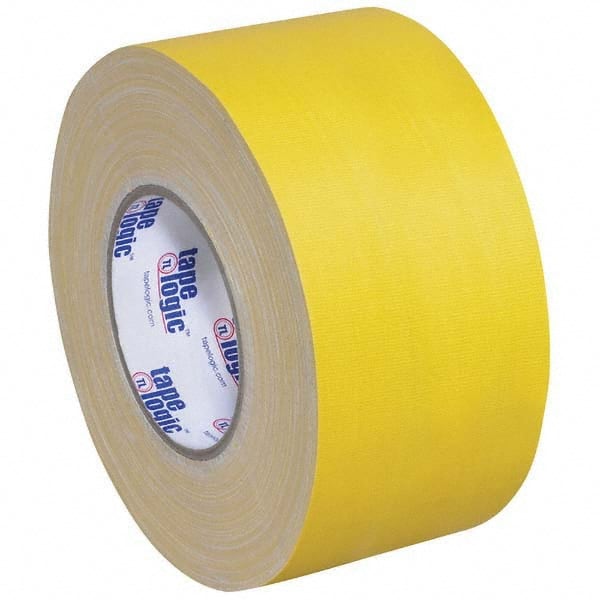 Tape Logic - Pack of (3) 60 Yd Rolls 3" x 11 mil Yellow Rubber Gaffers Tape - Exact Tool & Supply