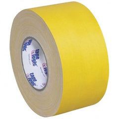 Tape Logic - Pack of (3) 60 Yd Rolls 3" x 11 mil Yellow Rubber Gaffers Tape - Exact Tool & Supply
