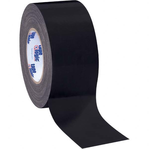 Tape Logic - Pack of (3) 60 Yd Rolls 3" x 10 mil Black Rubber Duct Tape - Exact Tool & Supply