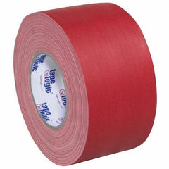 Tape Logic - Pack of (3) 60 Yd Rolls 3" x 11 mil Red Rubber Gaffers Tape - Exact Tool & Supply