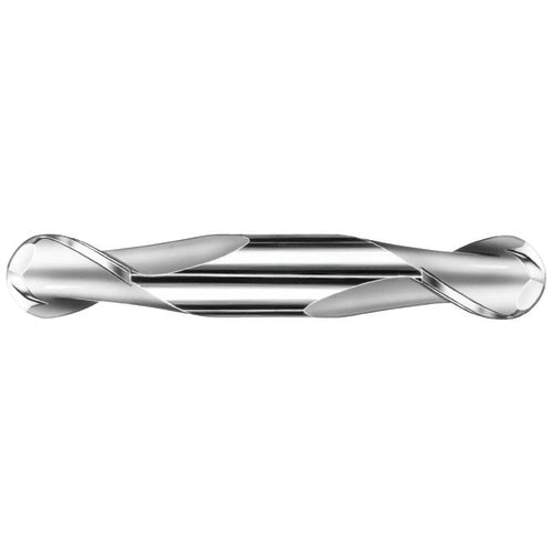 ‎3/64″ Dia. × 1/8″ Shank × 3/32″ DOC × 1-1/2″ OAL, Carbide TiCN, Spiral , 2 Flute, 30° Helix, Ballnose End Mill - Exact Tool & Supply