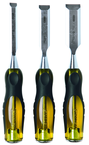 STANLEY® FATMAX® 3 Piece Short Blade Wood Chisel Set - Exact Tool & Supply