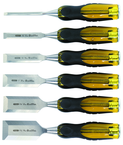 STANLEY® FATMAX® 6 Piece Short Blade Wood Chisel Set - Exact Tool & Supply