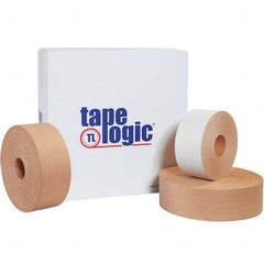 Tape Logic - Pack of (10) 450' Rolls 3" White Water Activated Adhesive Packaging Tape - Exact Tool & Supply