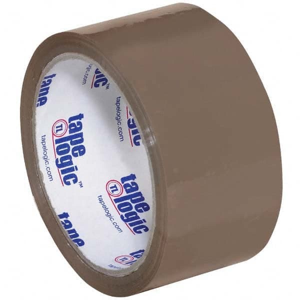 Tape Logic - Pack of (6) 55 Yd Rolls 2" Tan Hot Melt Adhesive Packaging Tape - Exact Tool & Supply