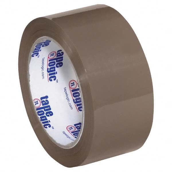 Tape Logic - Pack of (6) 110 Yd Rolls 2" Tan Hot Melt Adhesive Packaging Tape - Exact Tool & Supply