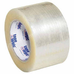 Tape Logic - Pack of (6) 110 Yd Rolls 3" Clear Hot Melt Adhesive Packaging Tape - Exact Tool & Supply