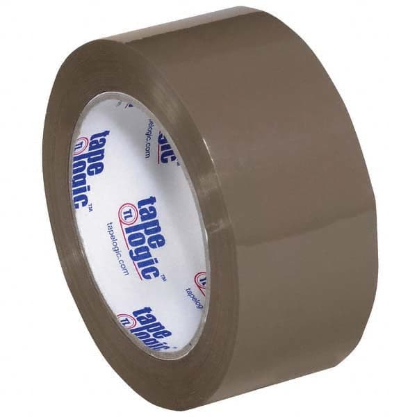 Tape Logic - Pack of (6) 110 Yd Rolls 2" Tan Hot Melt Adhesive Packaging Tape - Exact Tool & Supply