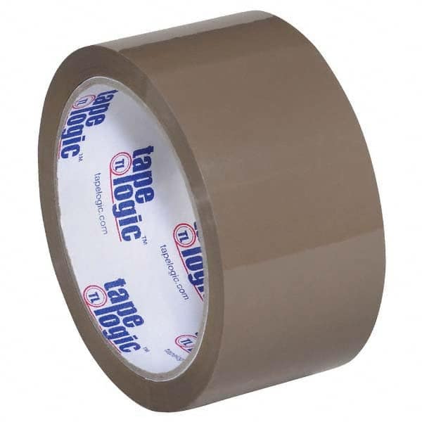 Tape Logic - Pack of (6) 55 Yd Rolls 2" Tan Hot Melt Adhesive Packaging Tape - Exact Tool & Supply