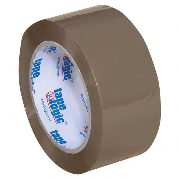 Tape Logic - Pack of (6) 110 Yd Rolls 2" Tan Acrylic Adhesive Packaging Tape - Exact Tool & Supply