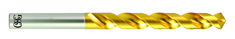 12mm HSSE High Performance EX-SUS-GOLD Jobber Drill-TiN - Exact Tool & Supply